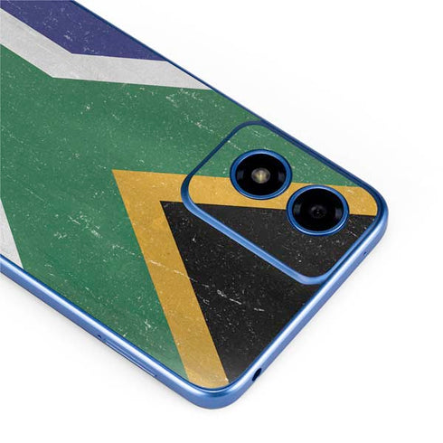 South Africa Flag Distressed Moto G Play 4G (2024) Skin